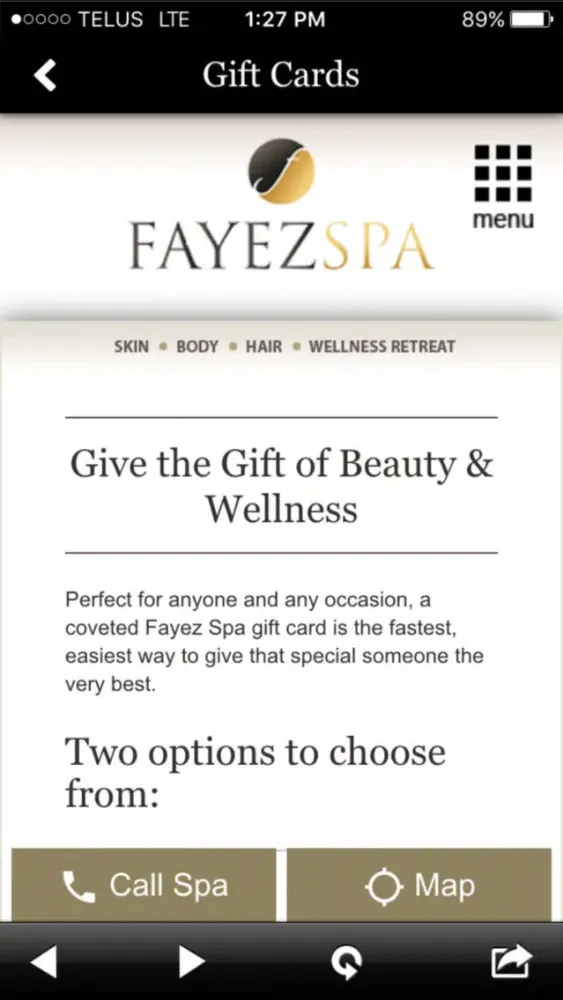 Ảnh chụp màn hình của Fayez Spa