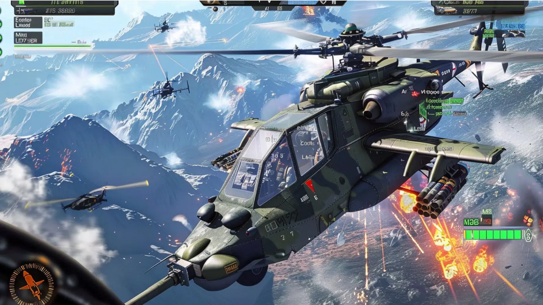 Tangkapan layar Gunship 3D- Helicopter Battle