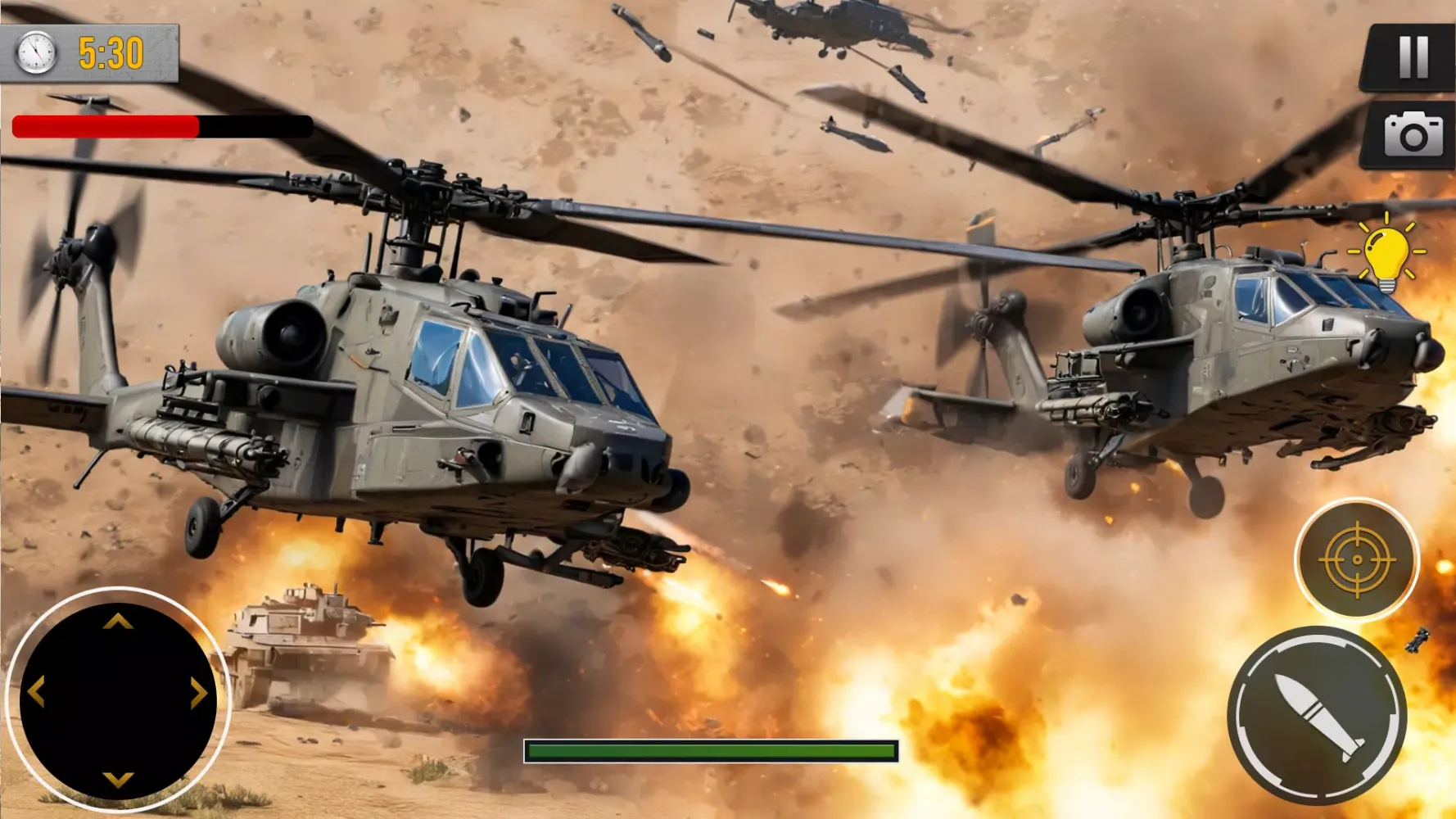 Tangkapan layar Gunship 3D- Helicopter Battle