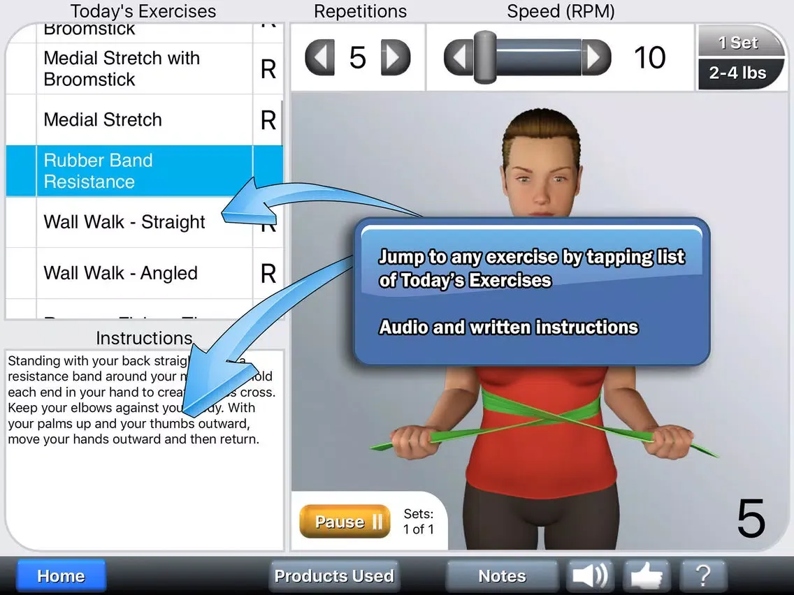 Capturas de pantalla de PT and OT Helper Shoulder iPad 