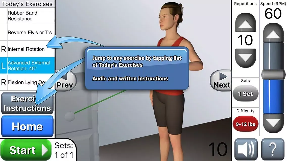 Capturas de pantalla de PT and OT Helper Shoulder
