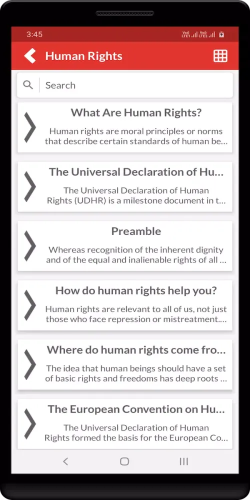 Human Rights Screenshots