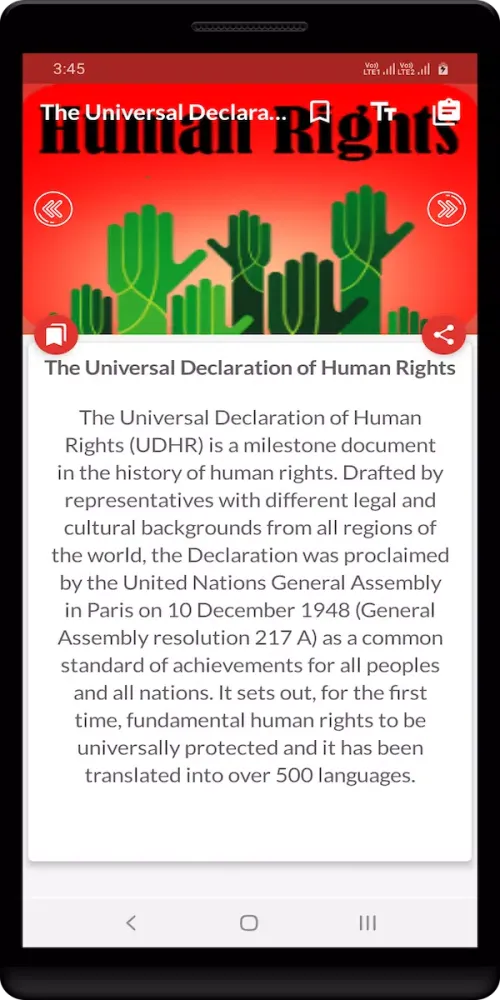 Human Rights Screenshots