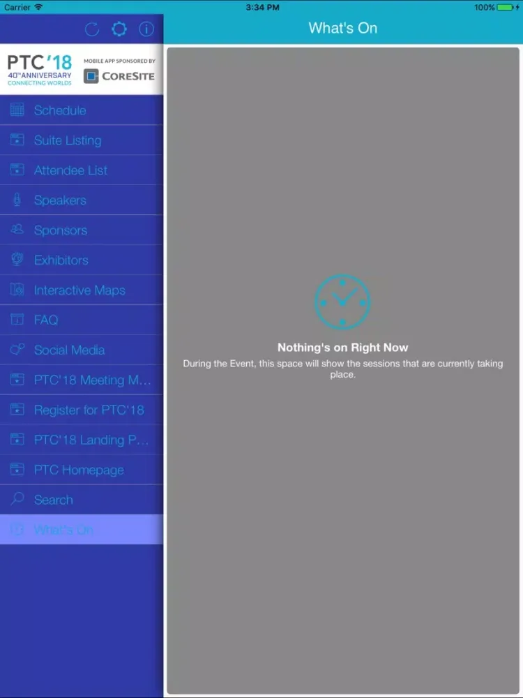 PTC'18 iPad  स्क्रीनशॉट