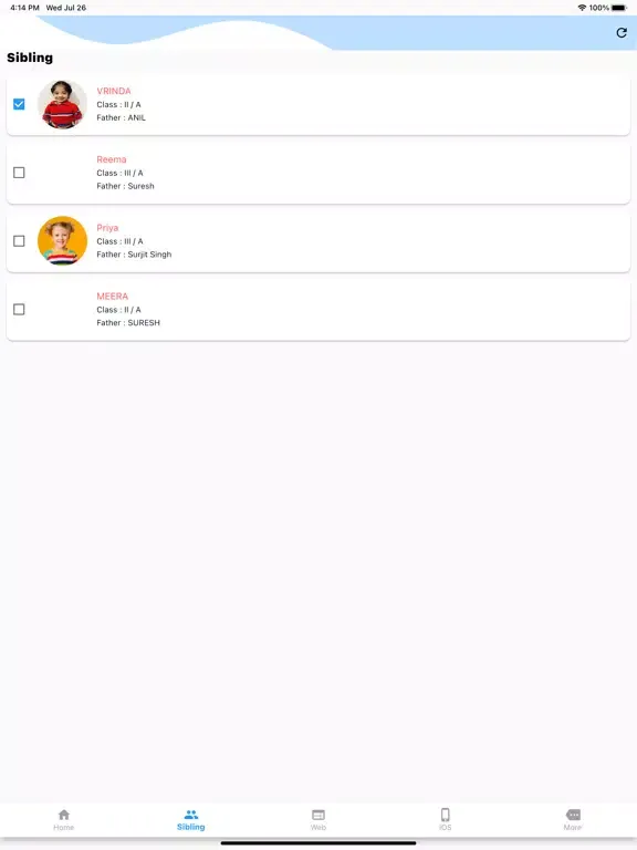 Tangkapan layar Scholars Rosary iPad 
