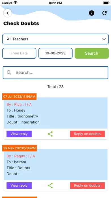 Tangkapan layar School App Pro