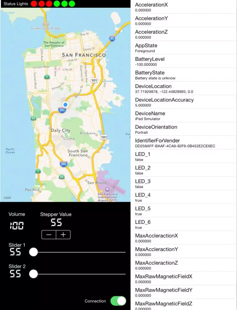 ThingWorx Edge iPad 应用截图