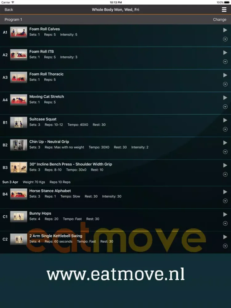 EatMove iPad  سکرین شاٹس