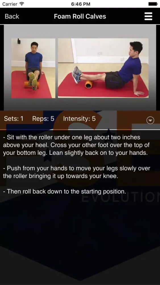 Tangkapan layar Fitness Sport Evolution