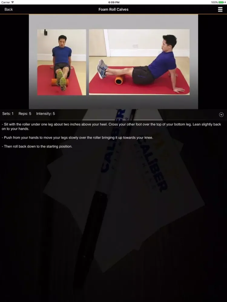 Caliber Fitness iPad  স্ক্রিনশট