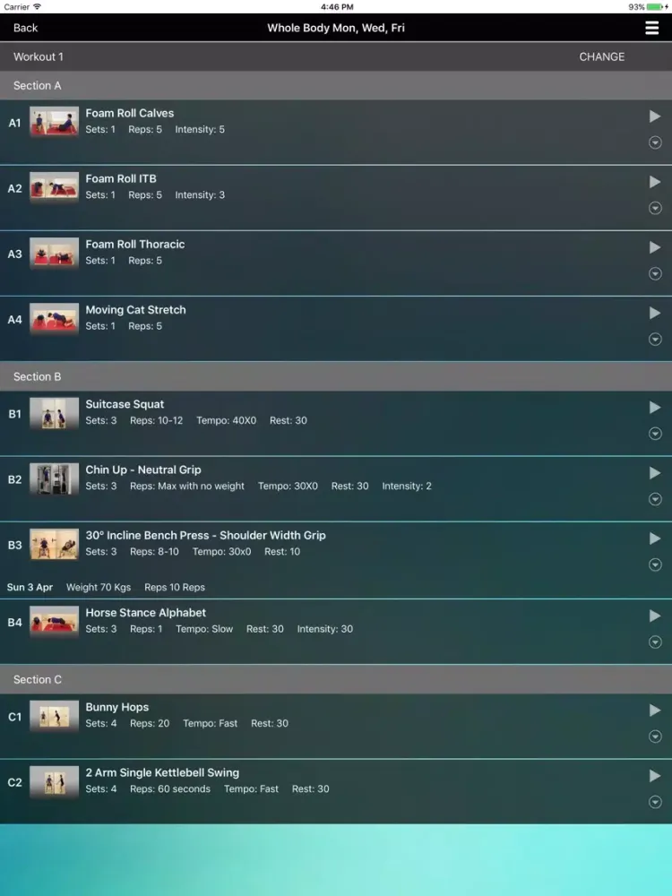 Coach Oliver iPad  Screenshots
