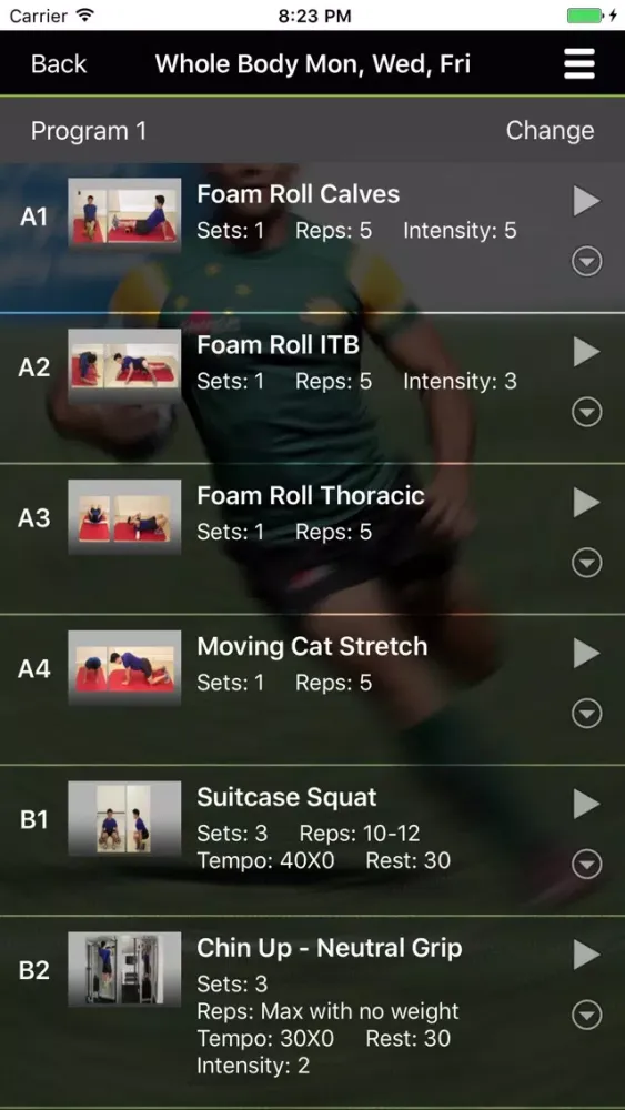 PFT mobile trainer স্ক্রিনশট