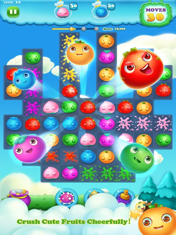 Candy Fruit King - Match 3 Splash Free Games iPad  स्क्रीनशॉट