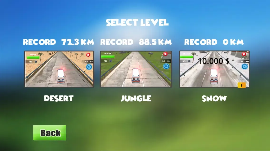 Ảnh chụp màn hình của Ambulance Highway Traffic Racer