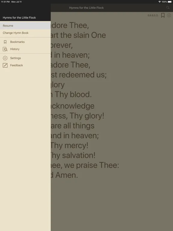 صور Hymns for the Little Flock iPad 