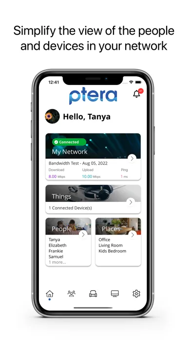 Zrzuty ekranu Ptera WiFi