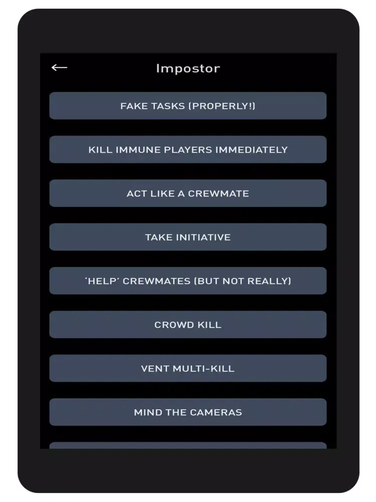 Tips & Tricks For Among US iPad 應用截圖