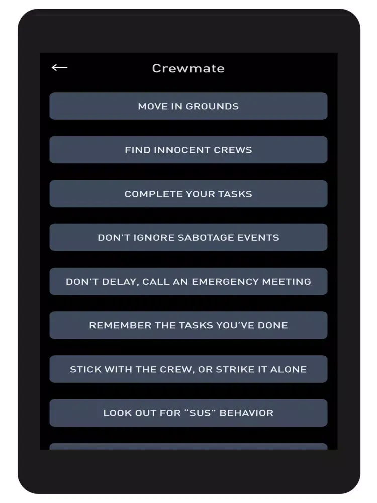 Tips & Tricks For Among US iPad 應用截圖