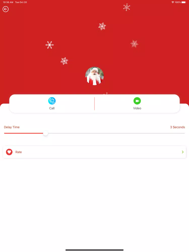 Santa Video Call 2020 iPad  स्क्रीनशॉट
