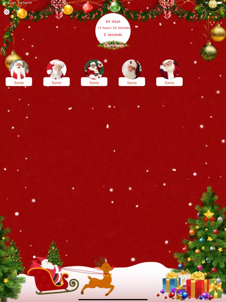 Santa Video Call 2020 iPad  स्क्रीनशॉट