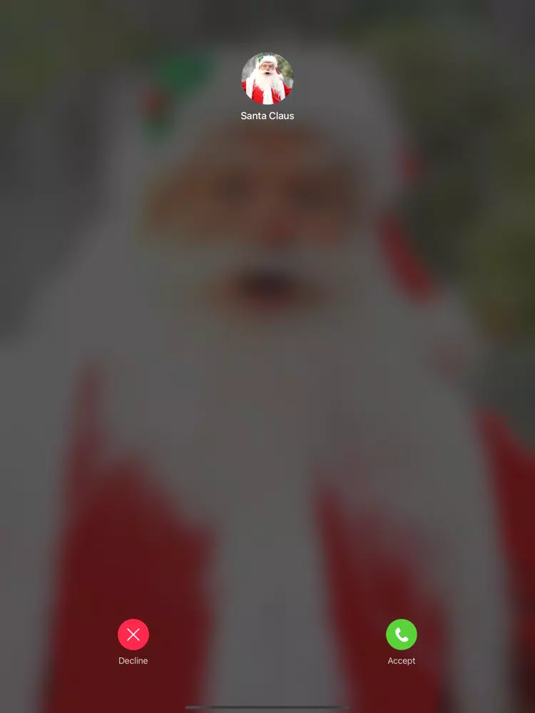 Santa Video Call 2020 iPad  स्क्रीनशॉट