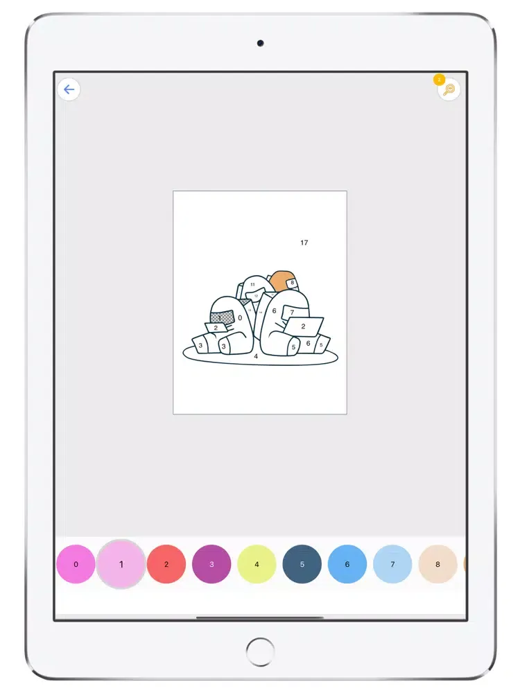 Coloring book for AM iPad  Screenshots