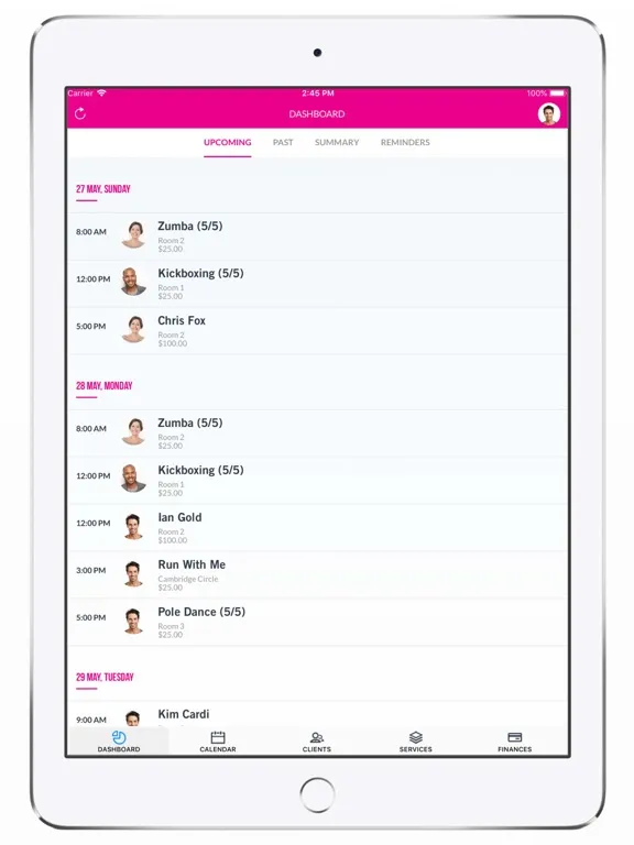 Bek Meadows Fitness iPad  Screenshots