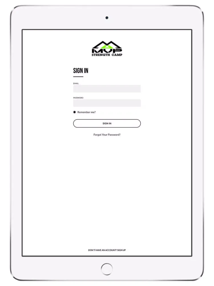 Capturas de tela do MVP Strength Camp LLC iPad 
