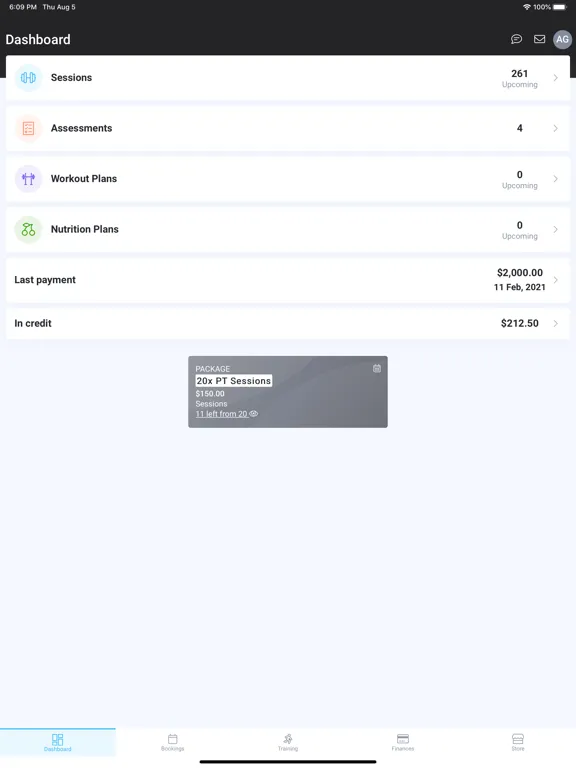 NF Sports Strength LLC iPad  سکرین شاٹس