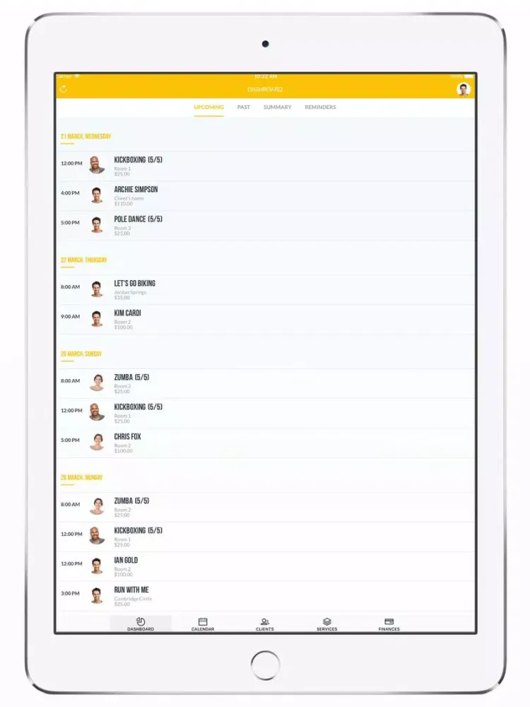 Скриншоты Star Fit PT iPad 
