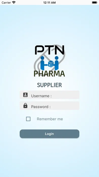PTN supplier Screenshots