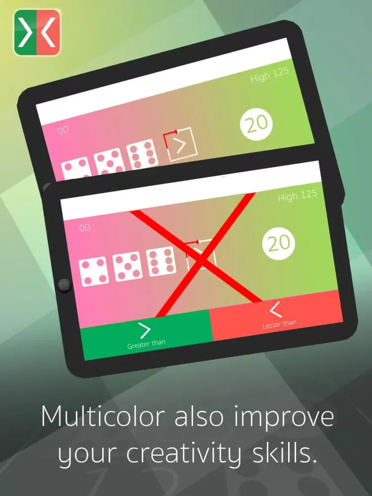 Capturas de tela do greater or lesser iPad 