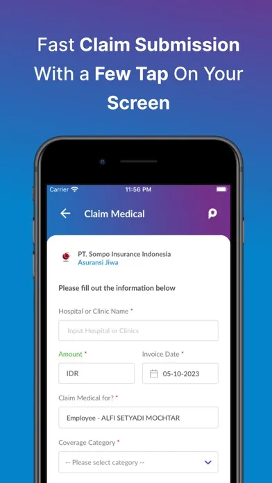 Prodigi - Employee Benefit Screenshots