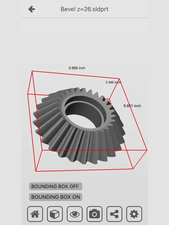 Tangkapan skrin 3D CAD Model Viewer iPad 
