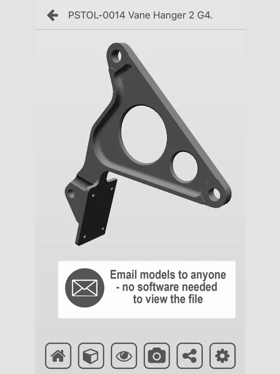 Tangkapan skrin 3D CAD Model Viewer iPad 