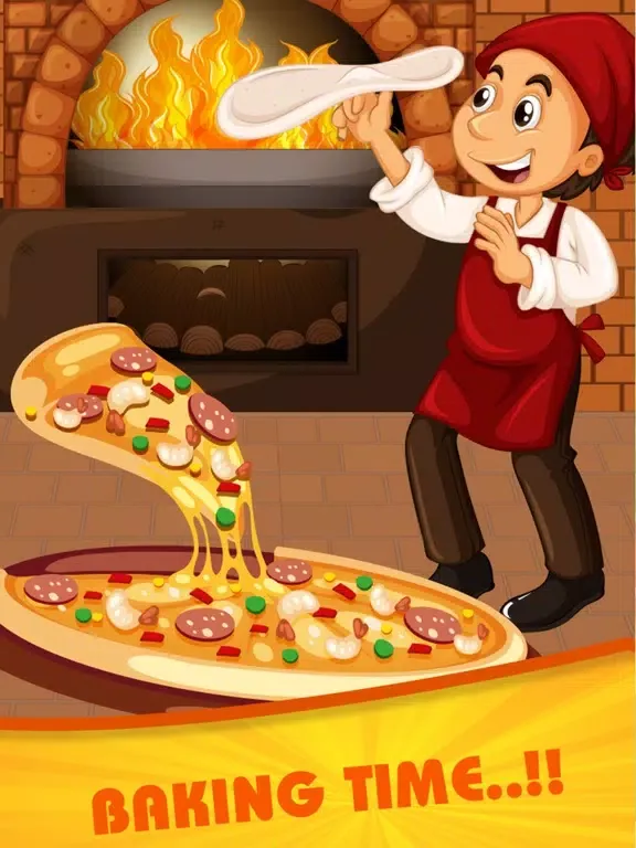 Tangkapan skrin Bake Pizza in Cooking Kitchen iPad 