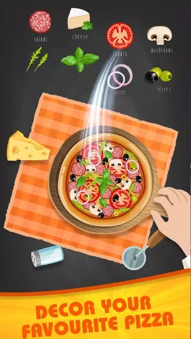Tangkapan skrin Bake Pizza in Cooking Kitchen