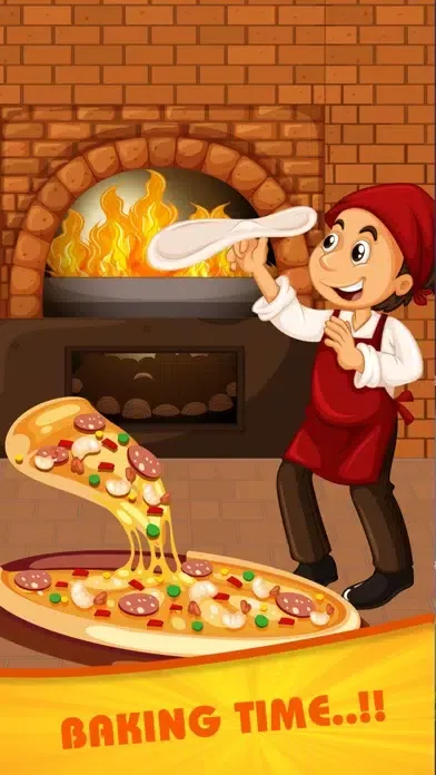 Tangkapan skrin Bake Pizza in Cooking Kitchen