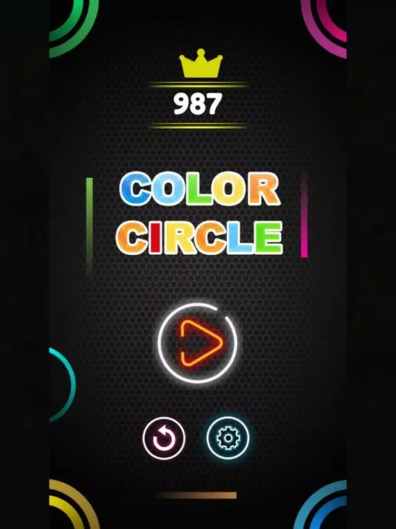 ภาพหน้าจอของ Solve Color Ring Circle Puzzle iPad 