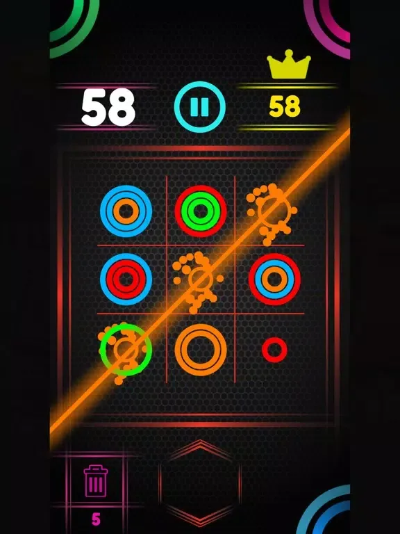 ภาพหน้าจอของ Solve Color Ring Circle Puzzle iPad 