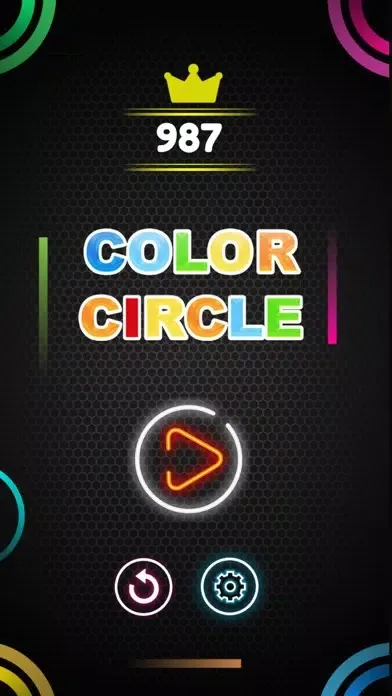 ภาพหน้าจอของ Solve Color Ring Circle Puzzle