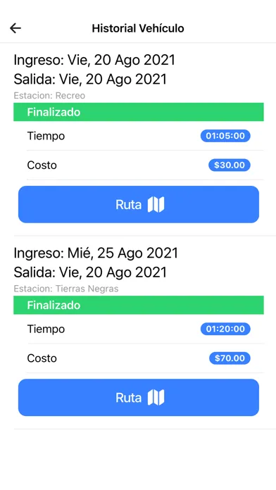 Tangkapan skrin Ecco Estacionamiento