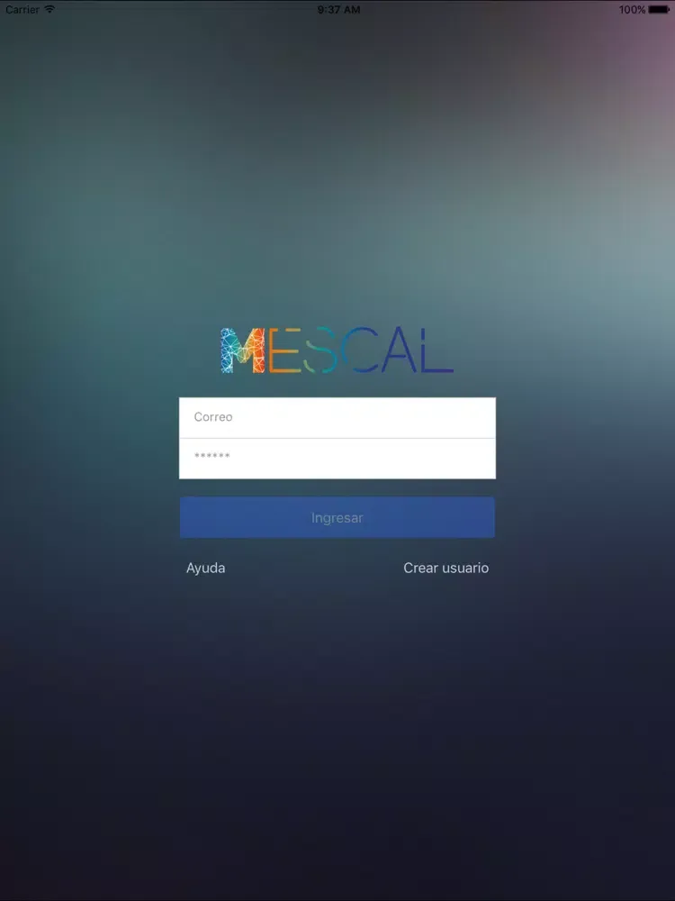 Скриншоты MESCAL iPad 