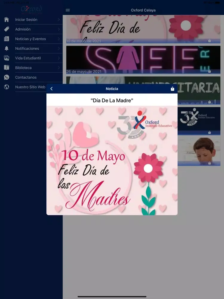 Oxford Celaya iPad  سکرین شاٹس