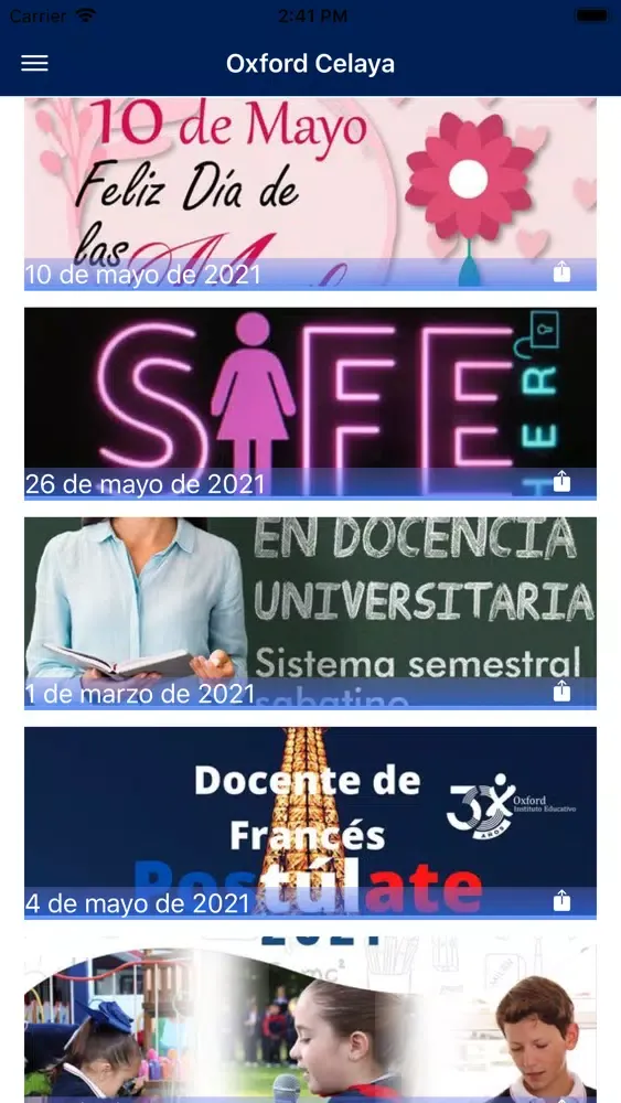 Oxford Celaya سکرین شاٹس