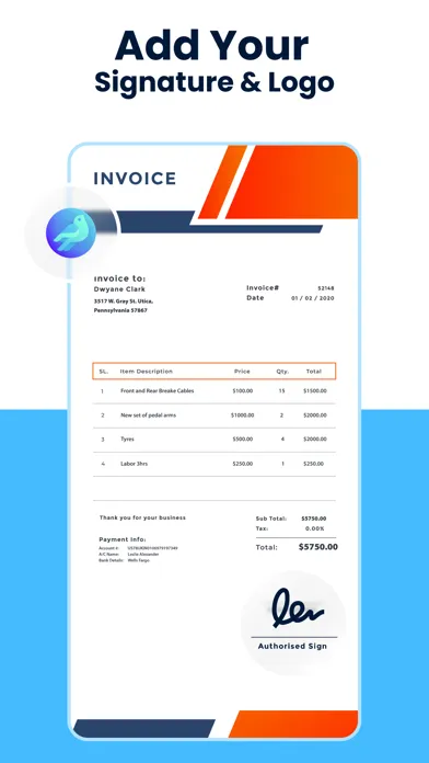 Screenshot di Invoice Maker゜- Create Invoice