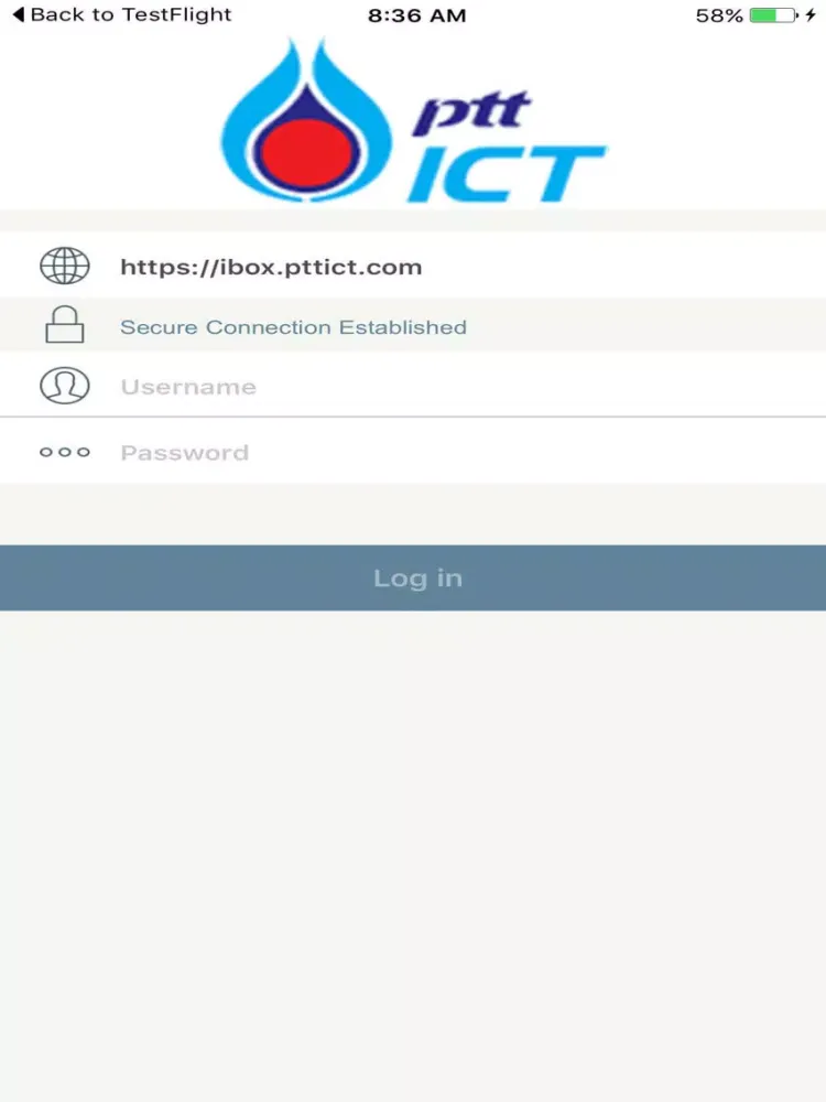 Captures d'écran de PTT ICT iBox iPad 