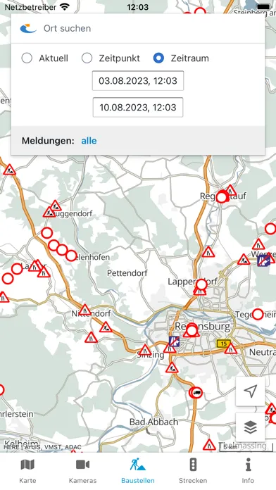 Zrzuty ekranu BayernInfo Maps