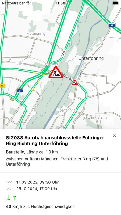 Zrzuty ekranu BayernInfo Maps