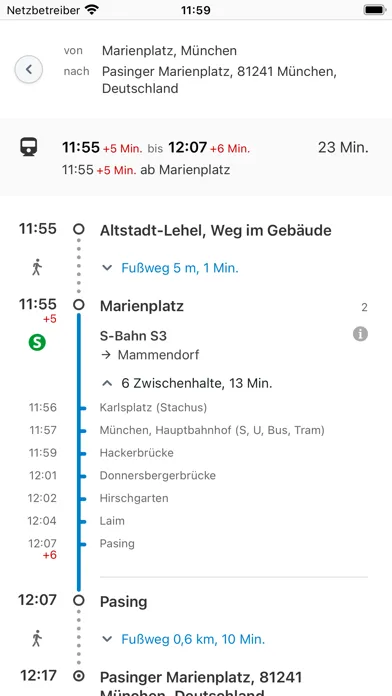 Zrzuty ekranu BayernInfo Maps